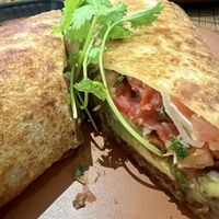 Inside the burrito   at Cactus Bogosov in Nha Trang