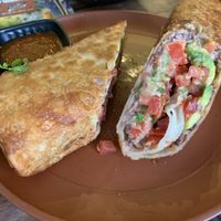 vegetarian burrito with no cheese   at Cactus Bogosov in Nha Trang