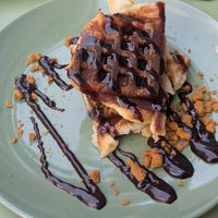 Biscoff Croffle at Comewell's in North London