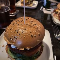 Veganer Burger - immerhin einer!  at The Harp in Hannover