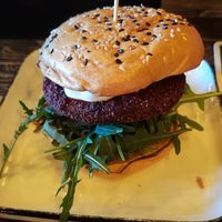 Vegan Burger at The Harp in Hannover