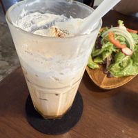 Thai milk tea, dont get the cream !  at VIVIN Grocery in Bangkok