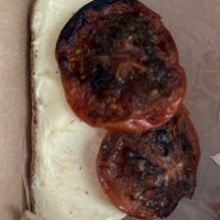 Vegan tofu cream cheese toast - yummy!   at Kona Loa Coffee in Mission Viejo