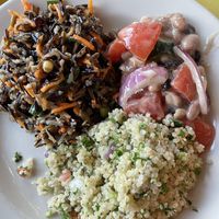 Wild rice salad, three sisters salad & quinoa tabouleh  at Mitsitam Native Foods Cafe in Washington