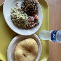 Salads and fry bread  at Mitsitam Native Foods Cafe in Washington