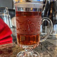 Tea (warming winter spices)  at Queen of Sheba Ethiopian Restaurant in Anchorage
