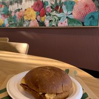 Plant based brekky roll toasted  at Starbucks in Moorooka