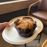 Orange and poppy seed muffin   at Starbucks in Moorooka