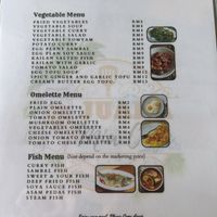 Menu april  at Mia Cafe in Tioman Island