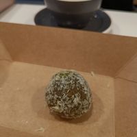 Matcha ball at Urban Baristas in South West London