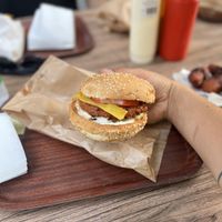 Spanish bomb (menu 16€ / alone 11€)  at East Side Burgers in Paris