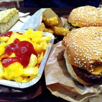 The last one before they close at East Side Burgers in Paris