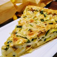 Quiche at East Side Burgers in Paris