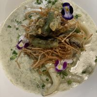 Truffle sea cream toekbokki  at Plantude - I'Park Mall Yongsan in Seoul