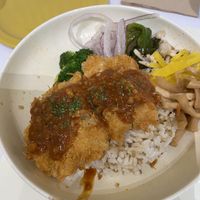 Tofu katsu!  at Plantude - I'Park Mall Yongsan in Seoul