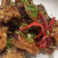 Fried mushrooms  at Plantude - I'Park Mall Yongsan in Seoul