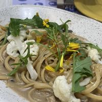 Cream pasta  at Plantude - I'Park Mall Yongsan in Seoul