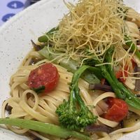 Gosari oil pasta  at Plantude - I'Park Mall Yongsan in Seoul