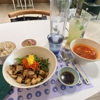 vegan Bibimbap and Mojito Ade   at Plantude - I'Park Mall Yongsan in Seoul