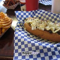 Vegan Chili dog and Waffle Fries at Dreamy Weenies in New Orleans