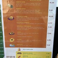 Menu  at Sabor Rumbero in Grez-sur-loing