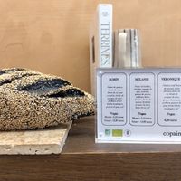 Vegan labeling at Copains  in Paris