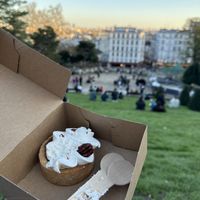 Pecan tart  at Copains  in Paris