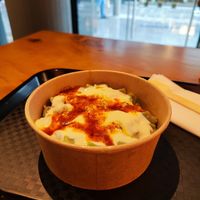 Vegan spinach manti at MANTI love in Hannover