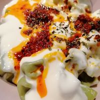 Ispanak mit Kartoffelfüllung at MANTI love in Hannover