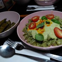 Manti with avocado sauce at MANTI love in Hannover