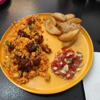 Arroz atollado (mixed veg and protein rice) at María Candela  in Bogota