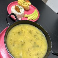 Ajiaco #Veganuary at María Candela  in Bogota