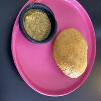 Arepa de no-huevo   at María Candela  in Bogota