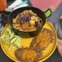 Menú del día (+crema de verduras)  at María Candela  in Bogota