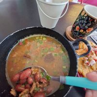 Apenas probé estos frijoles en Medelín y me gustaron, son grandes. at María Candela  in Bogota