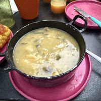 Ajiaco  at María Candela  in Bogota