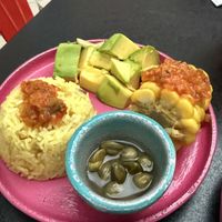 Ajiaco  at María Candela  in Bogota