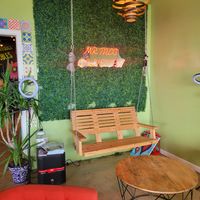 Decor inside restaurant at Mr. Taco Cantina in Galveston