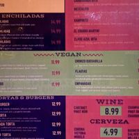  Vegan Menu Section  at Mr. Taco Cantina in Galveston