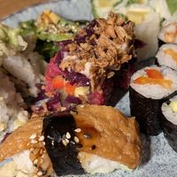 Summer rolls und Vegane Sushi Box (to go) at Shoyu Sushi in Moerfelden-walldorf