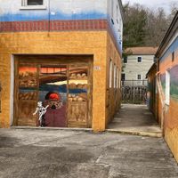 Rear building  at Athens Bread Company in Athens