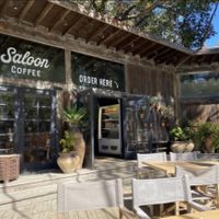   at Saloon Coffee in Malibu