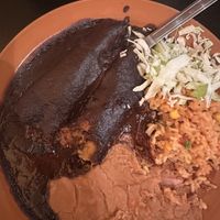Mole enchiladas  at La Indita in Tucson