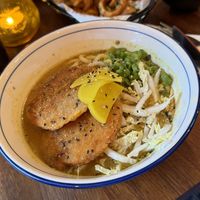 Kabocha ramen with udon   at Ragin' Ramen in Belfast