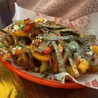 Tokyo twister chips  at Ragin' Ramen in Belfast