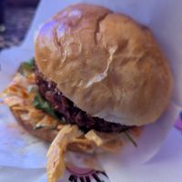 Filth Korean burger at Filthy  in Krakow