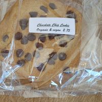 Cookie vegan at Green Salmon Coffee and Tea House in Yachats