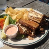 Sacred Cow Tempeh Rueben at Green Salmon Coffee and Tea House in Yachats