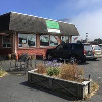   at Green Salmon Coffee and Tea House in Yachats
