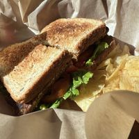 Spicy BLT  at Green Salmon Coffee and Tea House in Yachats